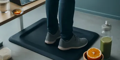 Anti-Fatigue Mats for Standing Desks: Evidence, Comfort, and When Shoes Matter More
