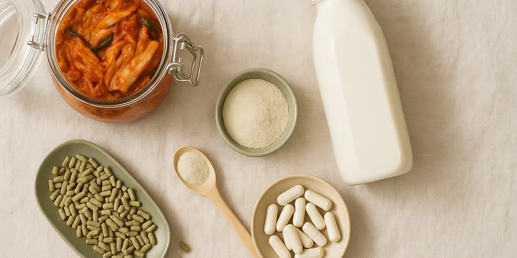 Best prebiotic supplements ranked with fiber powders, capsules, high-fiber foods, and gut microbiome research notes