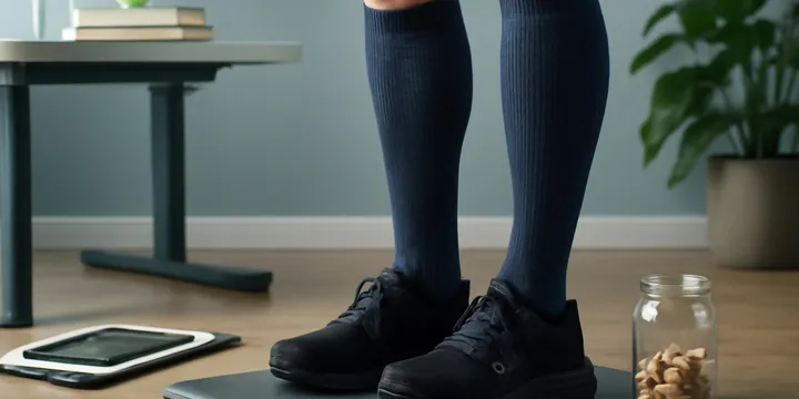 Compression Socks for Standing Desk Work: Helpful Leg Support or Office Wellness Hype?